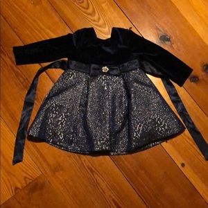 Navy Blue 2T Girl’s Party Dress